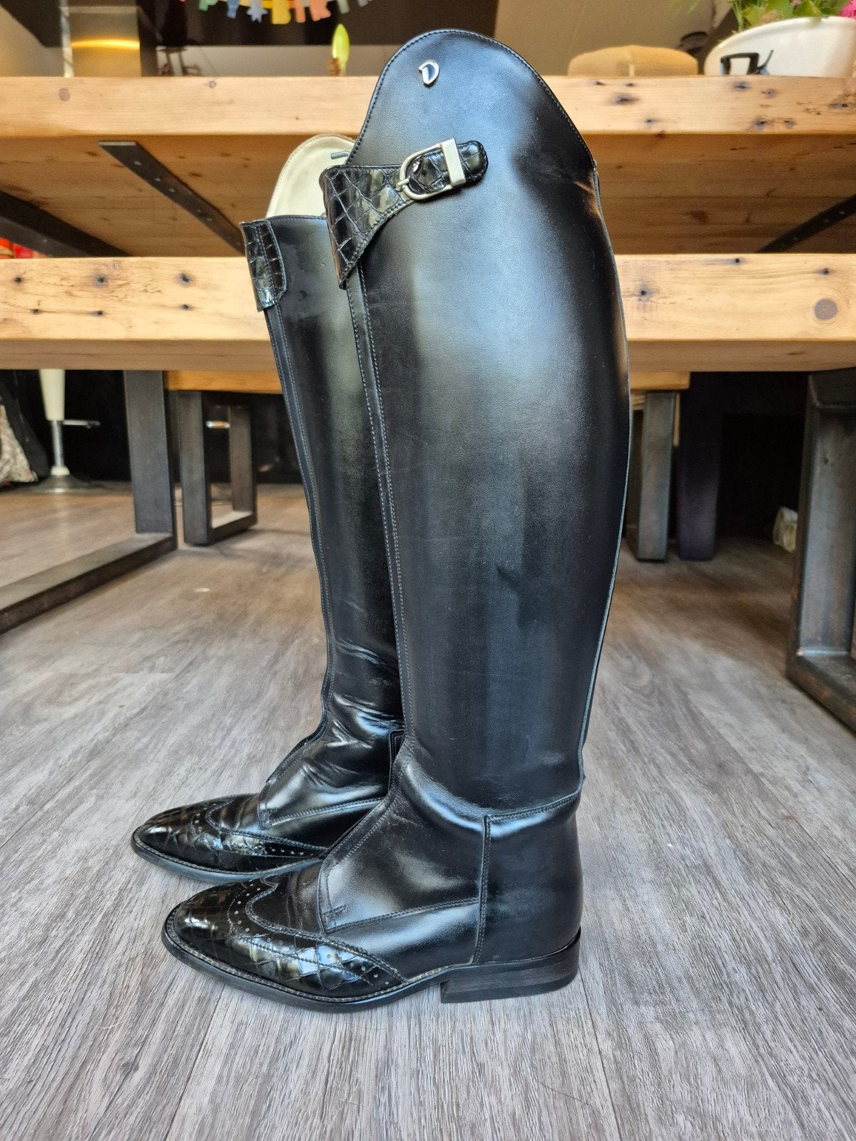 Derby rijlaarzen, kleur zwart met lakneus, Dieren en Toebehoren, Ophalen of Verzenden, Zo goed als nieuw, Dressuur