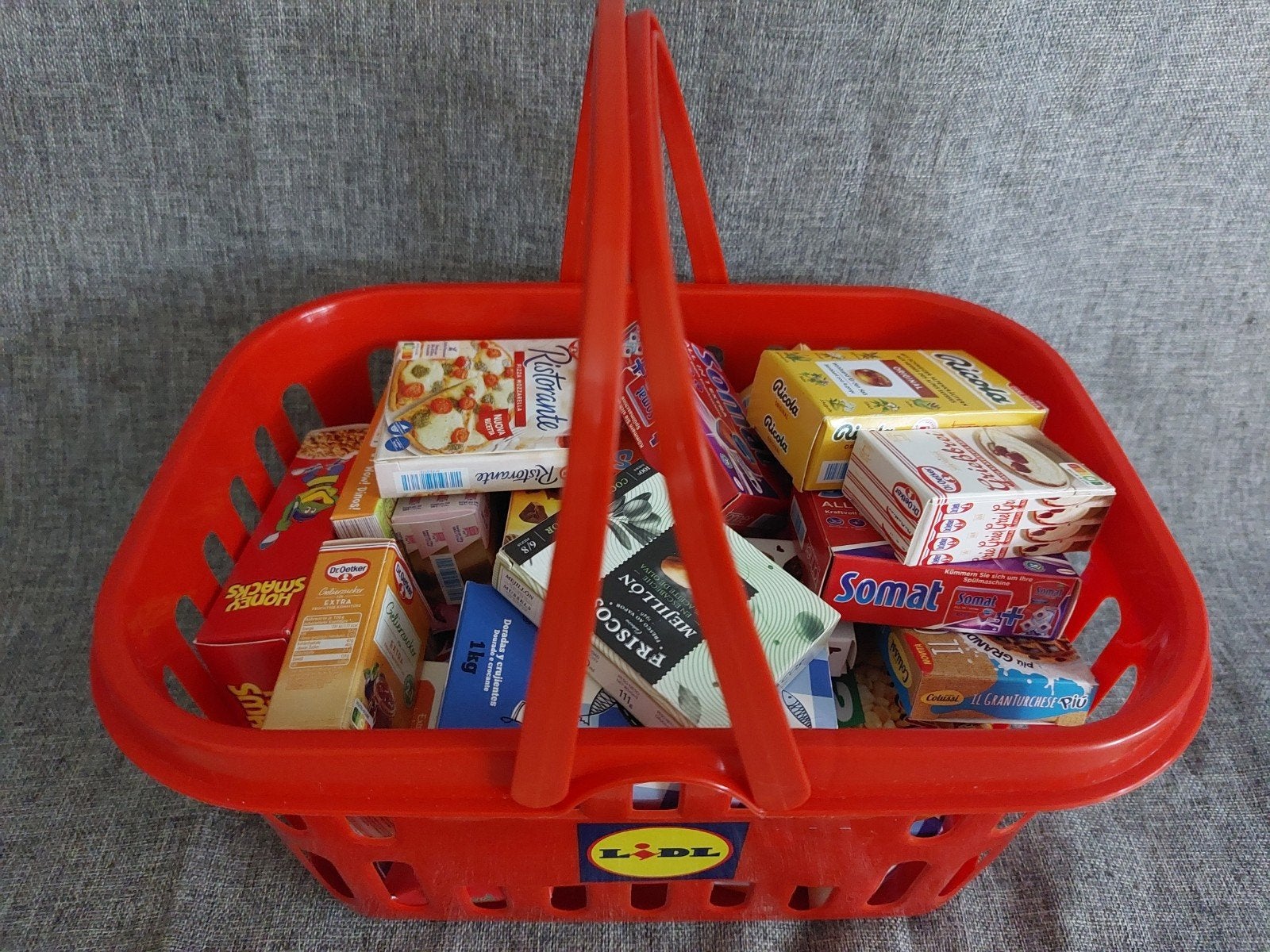 Lidl mini's boodschappen met winkelmandje, Ophalen of Verzenden