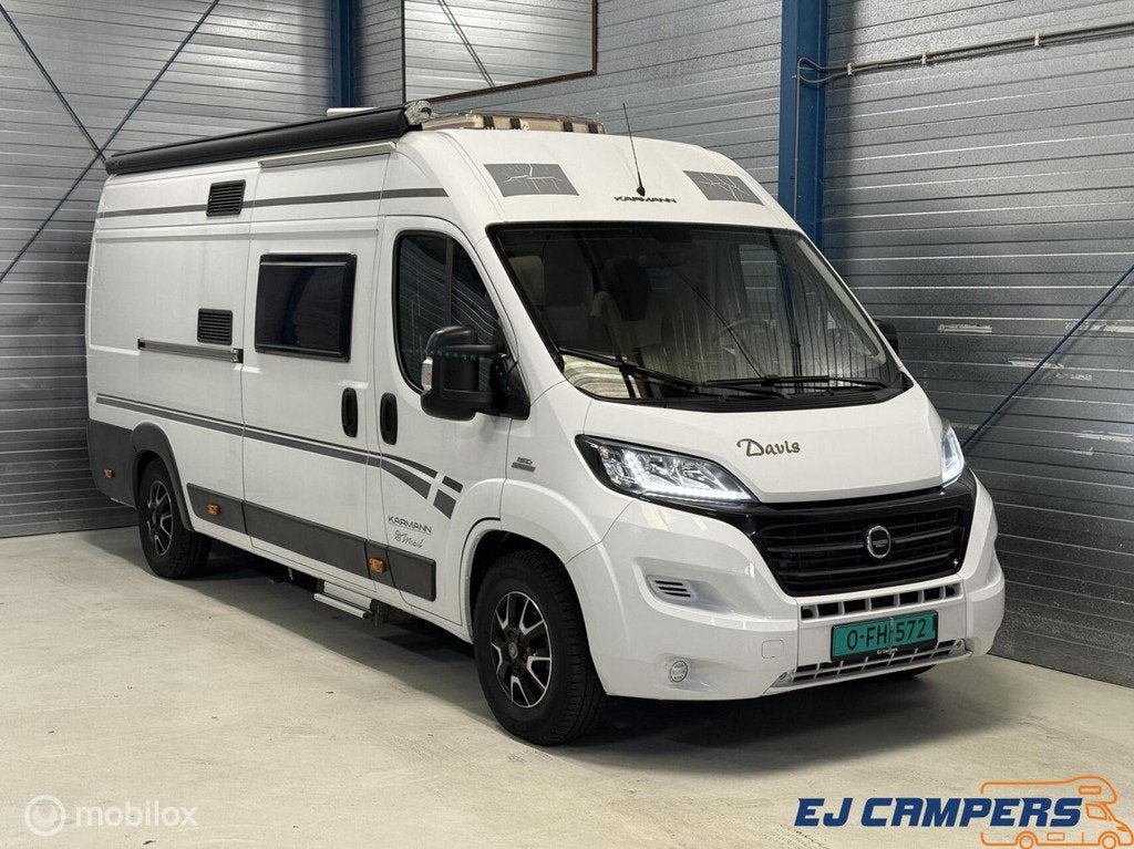 Fiat Karmann mobil Davis Lengtebedden 620, Caravans en Kamperen, Campers, Buscamper of Camperbus, Karman Davis, Karman Davis, 6 tot 7 meter