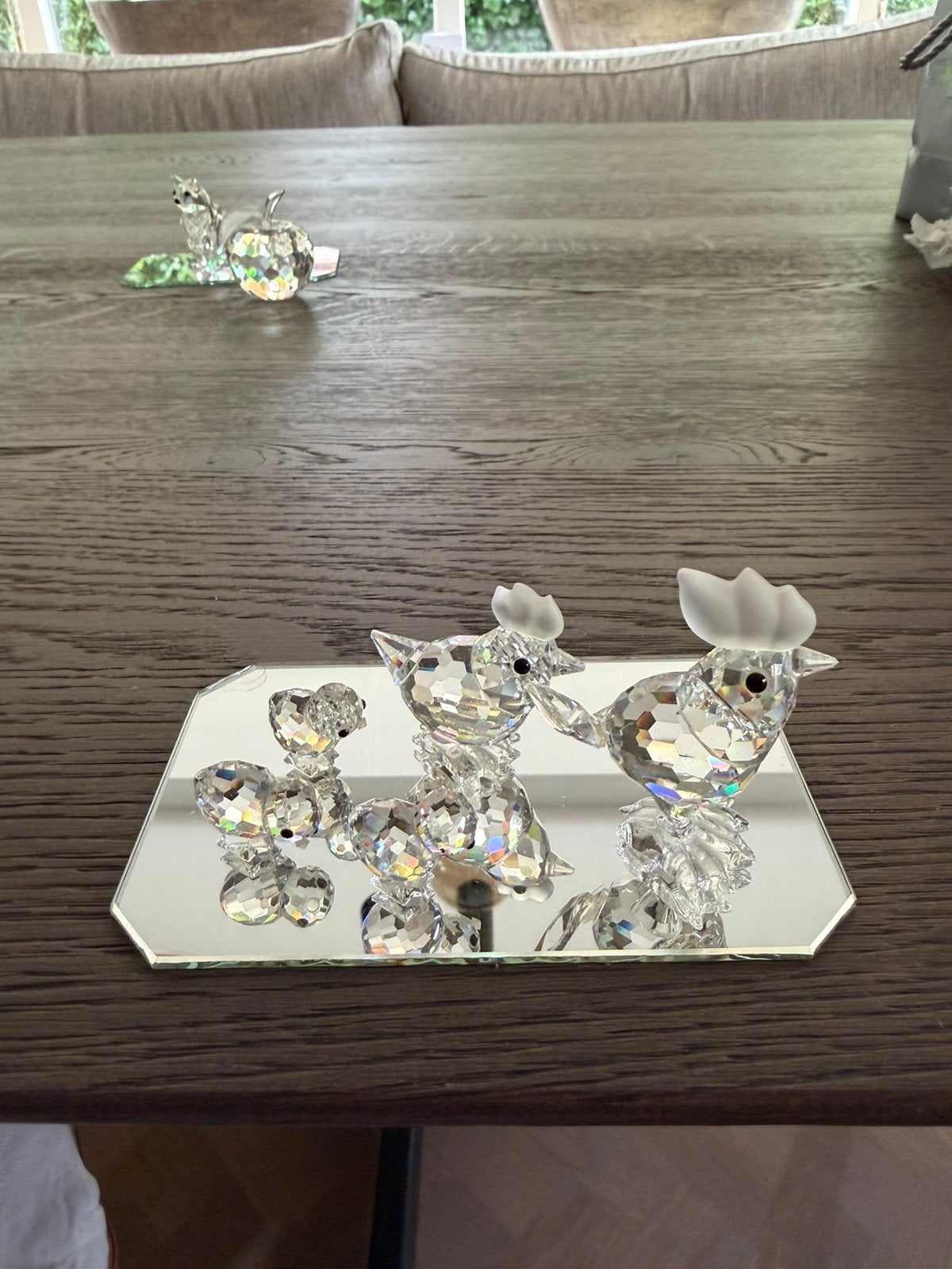 Swarovski kippenfamilie, Verzamelen, Swarovski, Ophalen of Verzenden, Zo goed als nieuw, Figuurtje