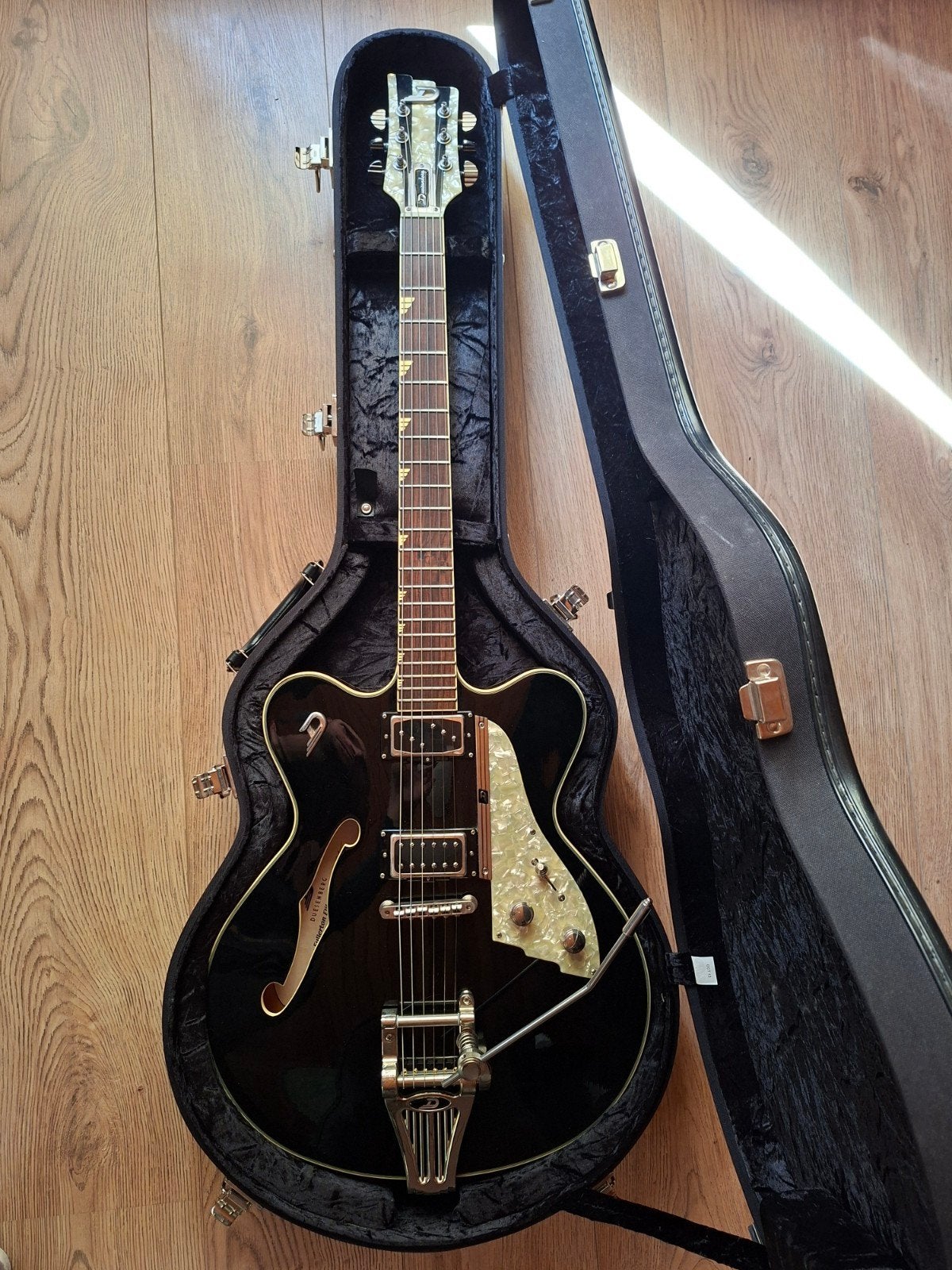 Duesenberg Fullerton Elite black, Ophalen, Gebruikt, Semi-solid body, Overige merken