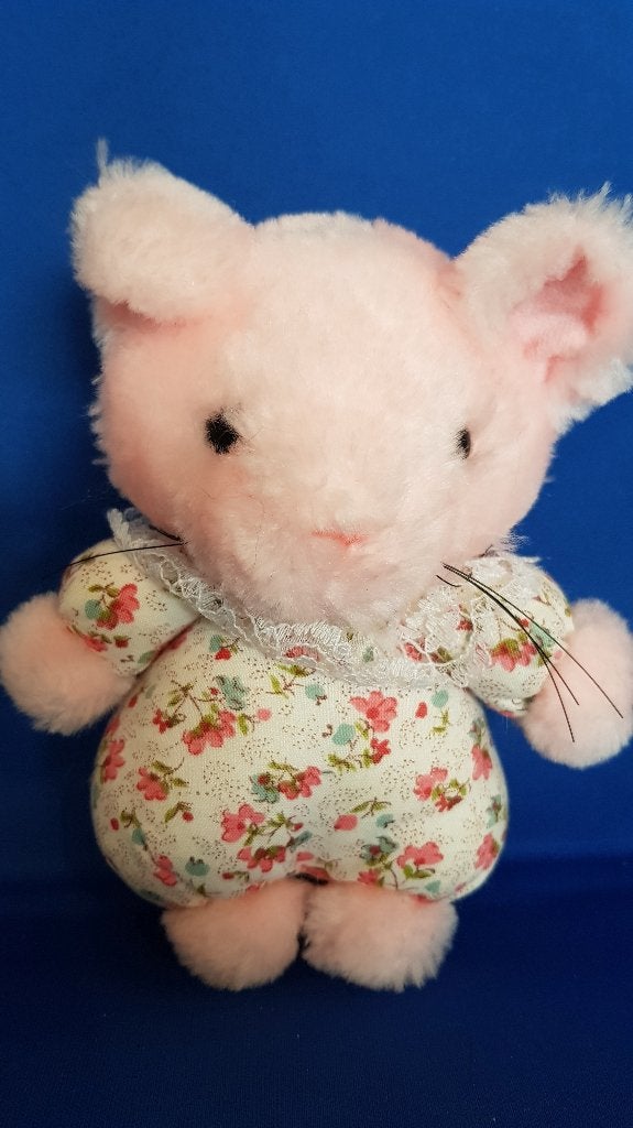 2 vintage knuffels, muisjes, 15cm, prachtige staat. 3A42, Tweedehands verkoop, Tweedehands verkoop, Gebruikt, Overige typen
