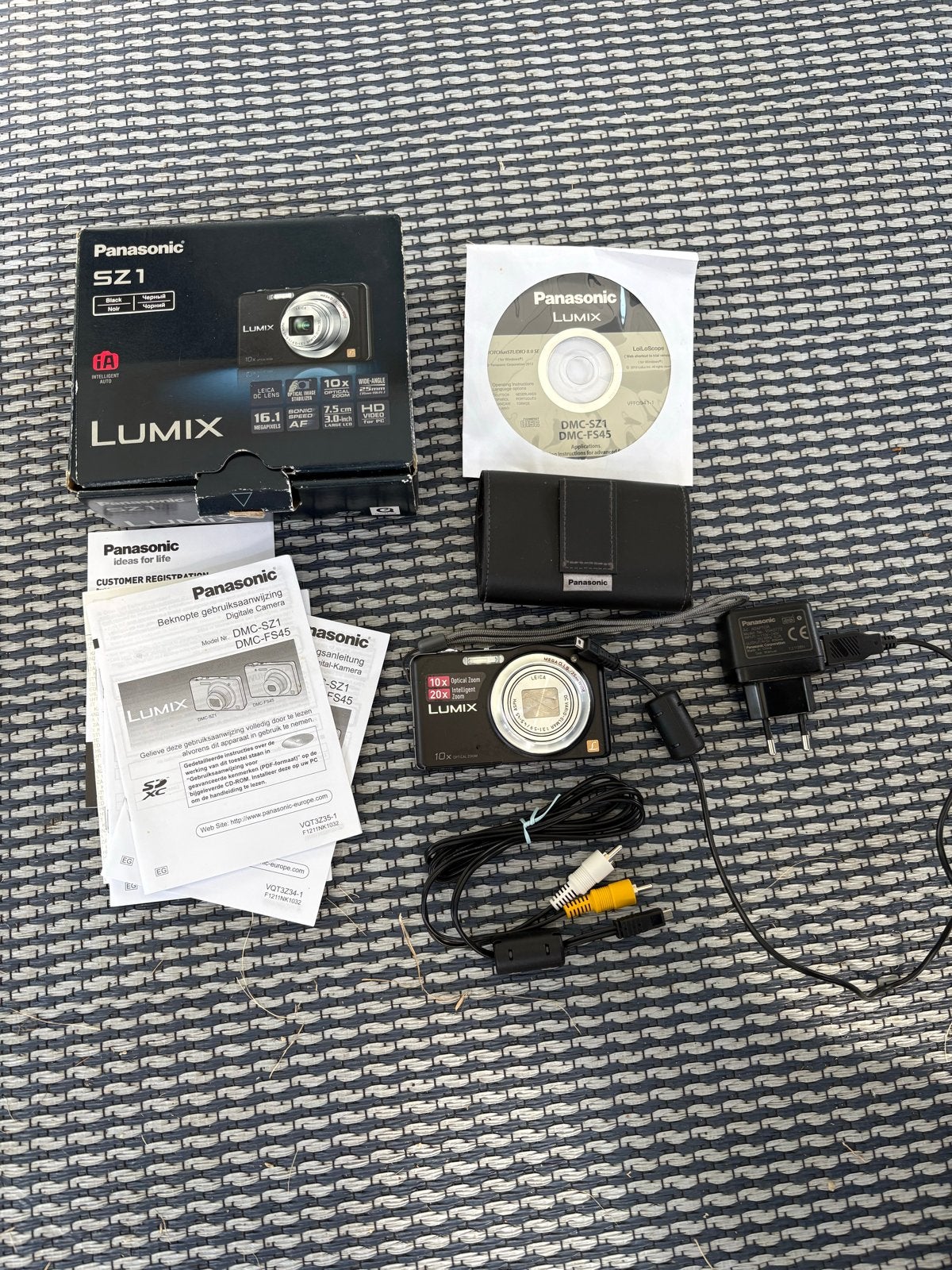 Panasonic Lumix DMC-SZ1 Compactcamera met 10x optische zoom, Audio, Tv en Foto, Ingebouwde flitser, Gebruikt, Panasonic, 16 megapixels