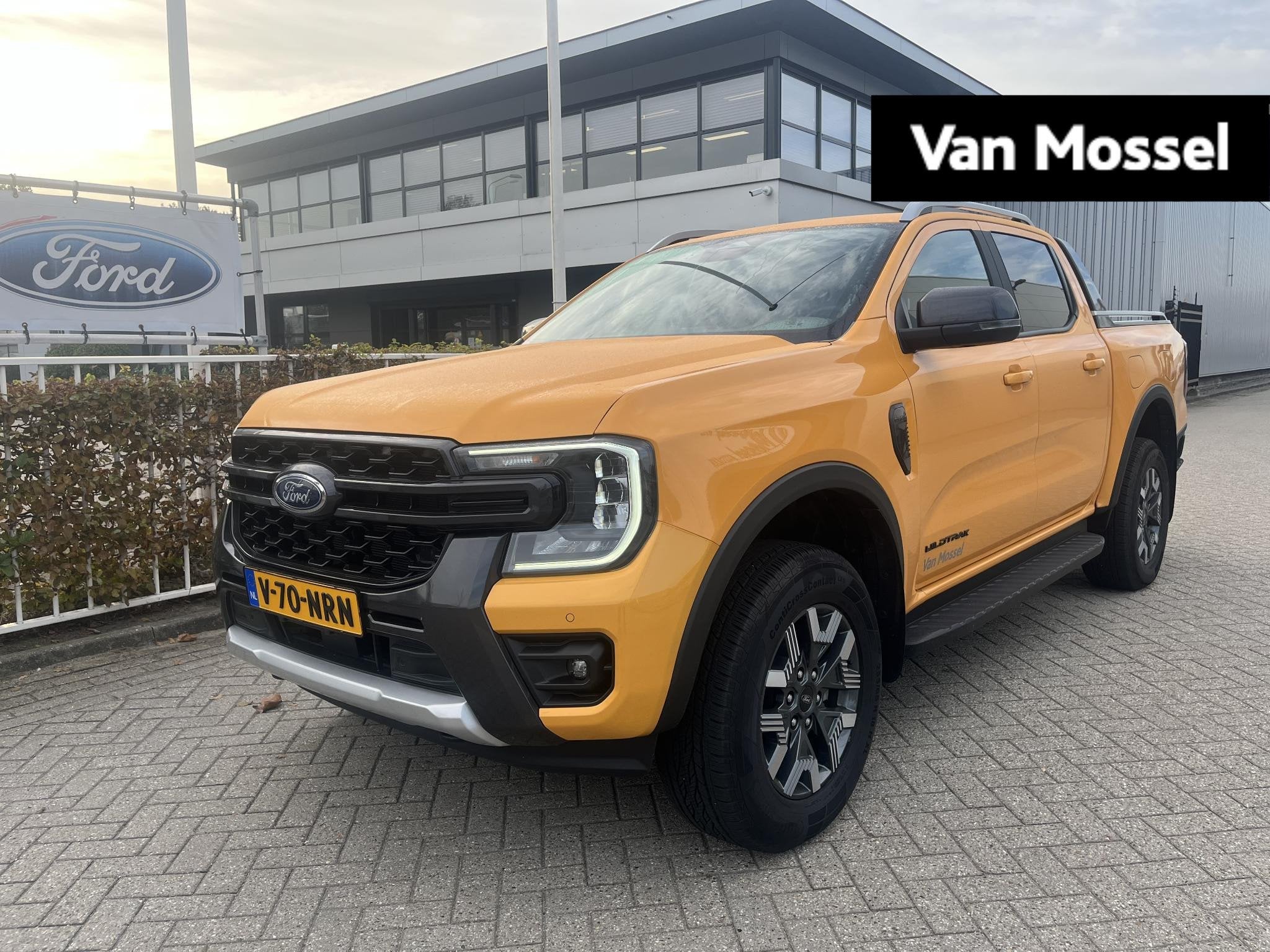 Ford Ranger Plug in hybrid Wildtrak Double Cab 2.3 PHEV | Tr, Auto's, Automaat, 2430 kg, Stof, Gebruikt