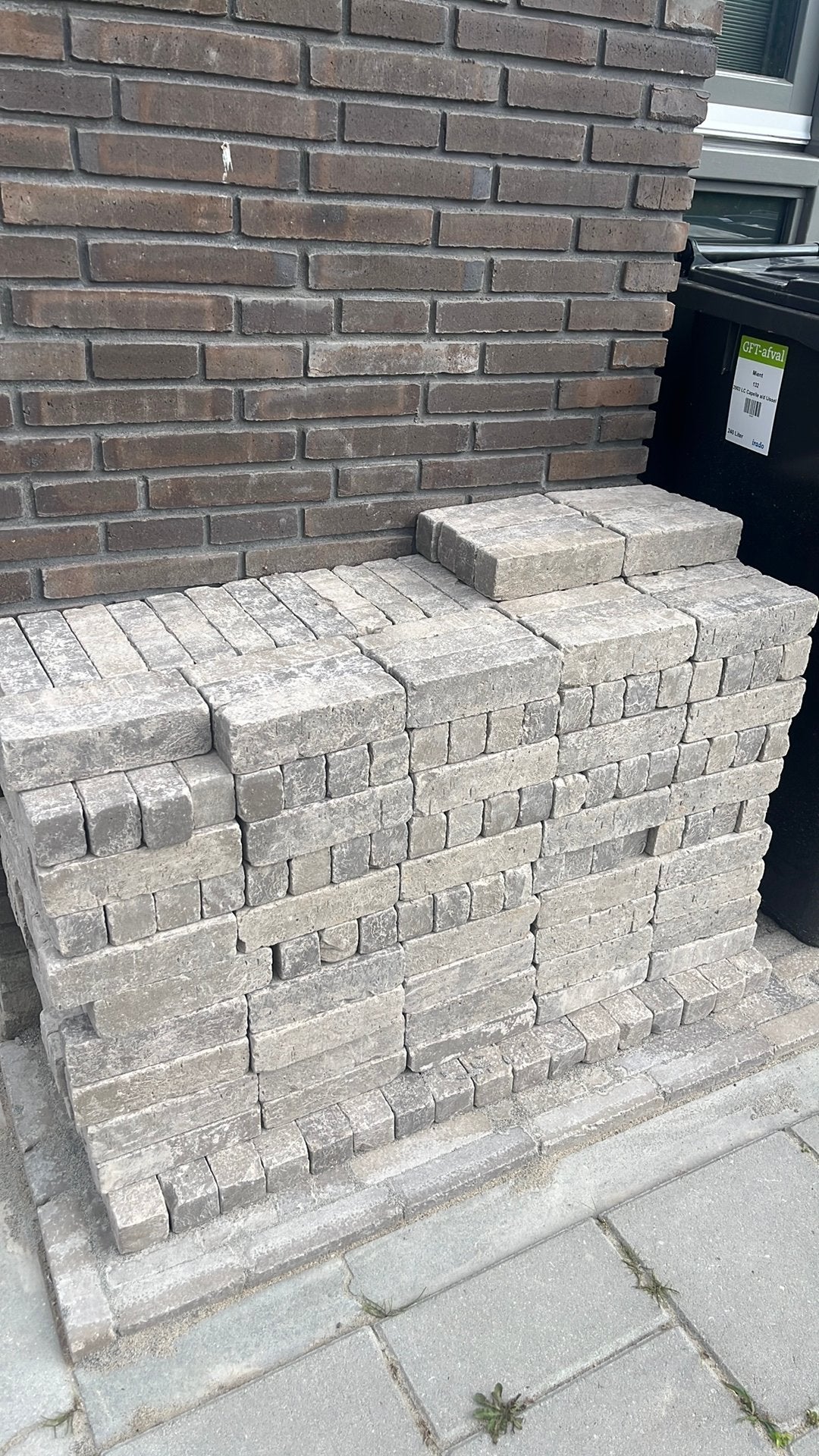 Wienerberger Vida getrommeld 6 cm Lotis, Ophalen, Nieuw, Beton, Klinkers