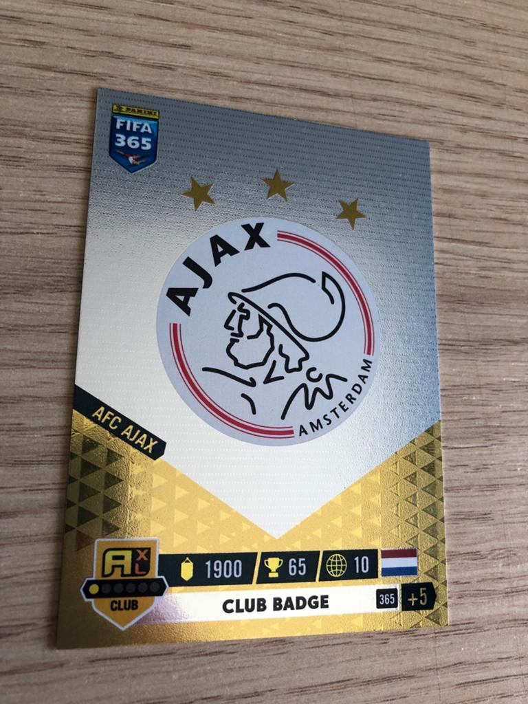Panini FIFA 365 2023 Ajax embleem, Ophalen of Verzenden, Nieuw, Plaatje