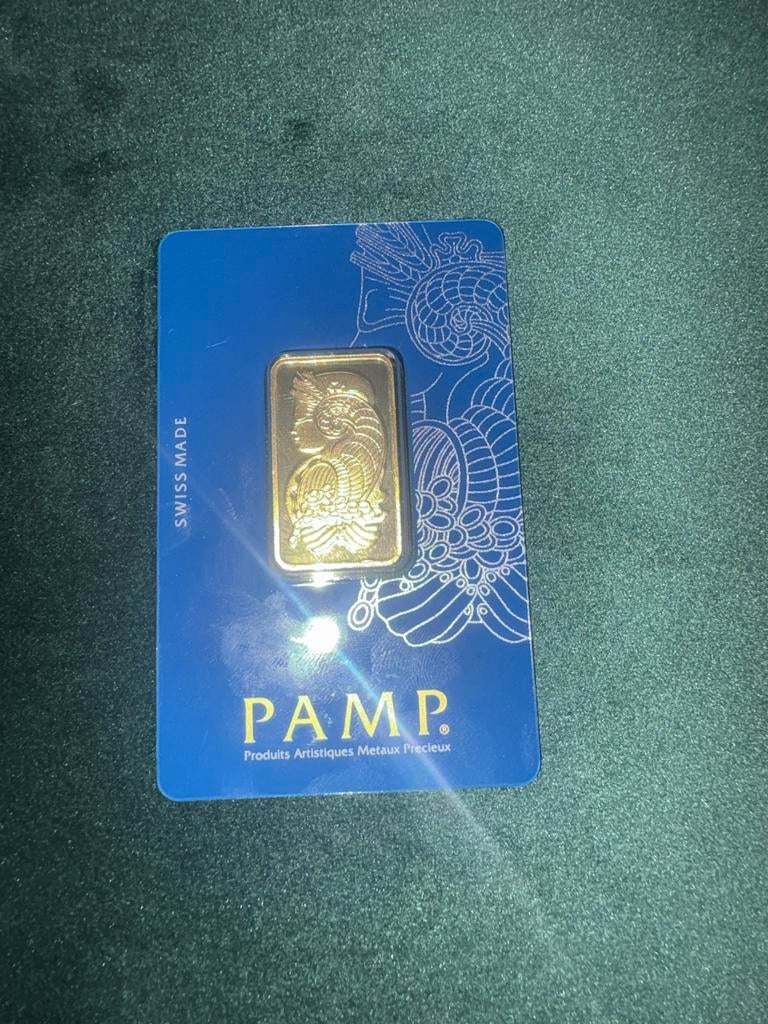 Pamp Suisse 20 gram goudbaar - Zeer goed onderhouden, Ophalen of Verzenden, Goud