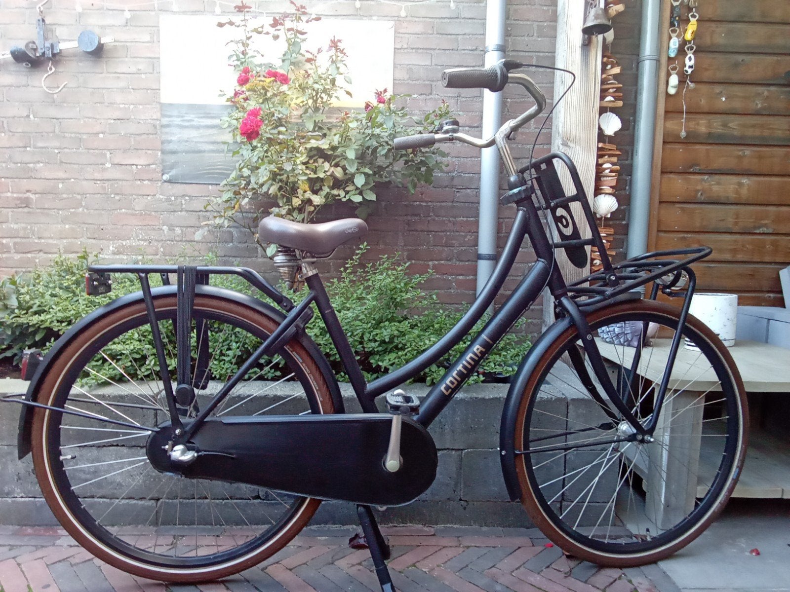 28 inch Cortina U4, Terugtraprem, Gebruikt, Cortina U4 transportfiets, Versnellingen