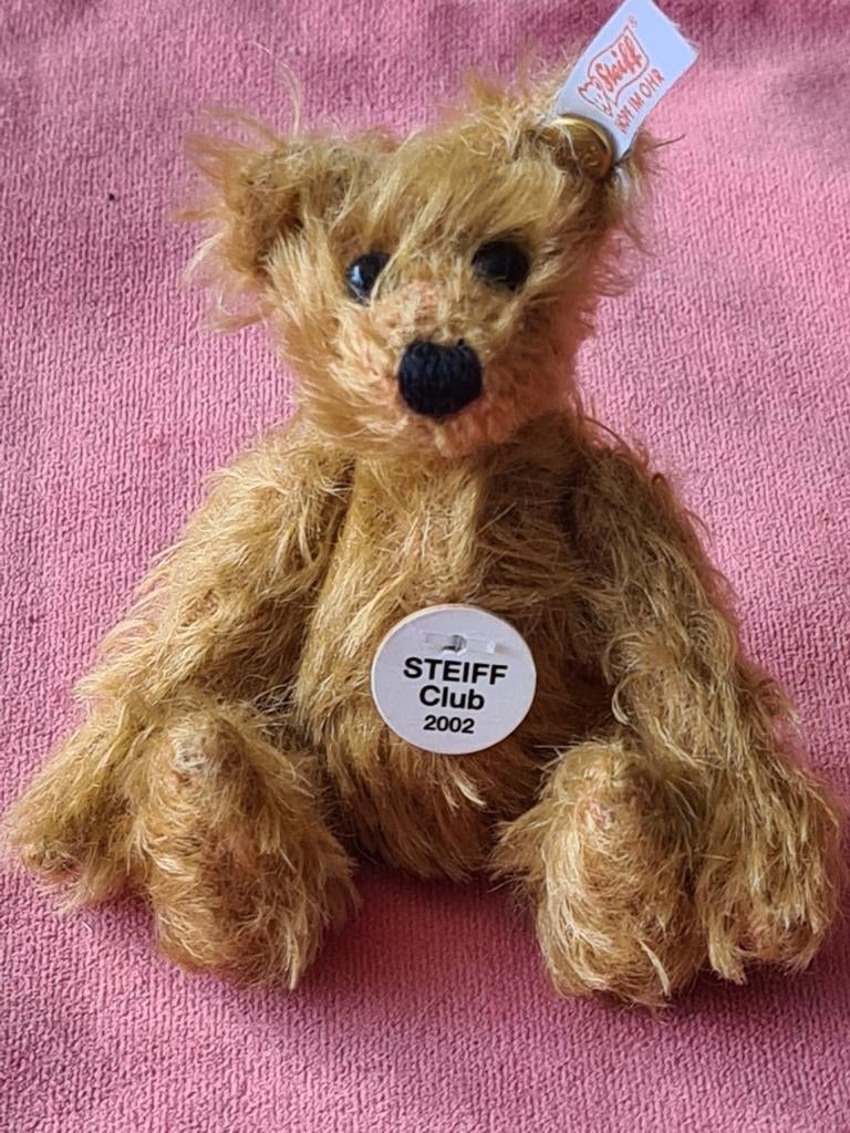 Steiff mini Club Beer 2002 - 9 cm - Nieuwstaat, Overige merken, Beer, Nieuw, Ophalen of Verzenden