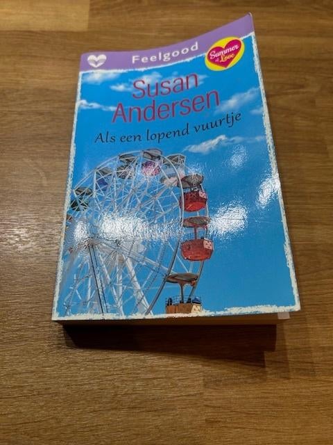 o35 – boek Als een lopend vuurtje van Susan Andersen 397 blz, Ophalen of Verzenden, Gelezen