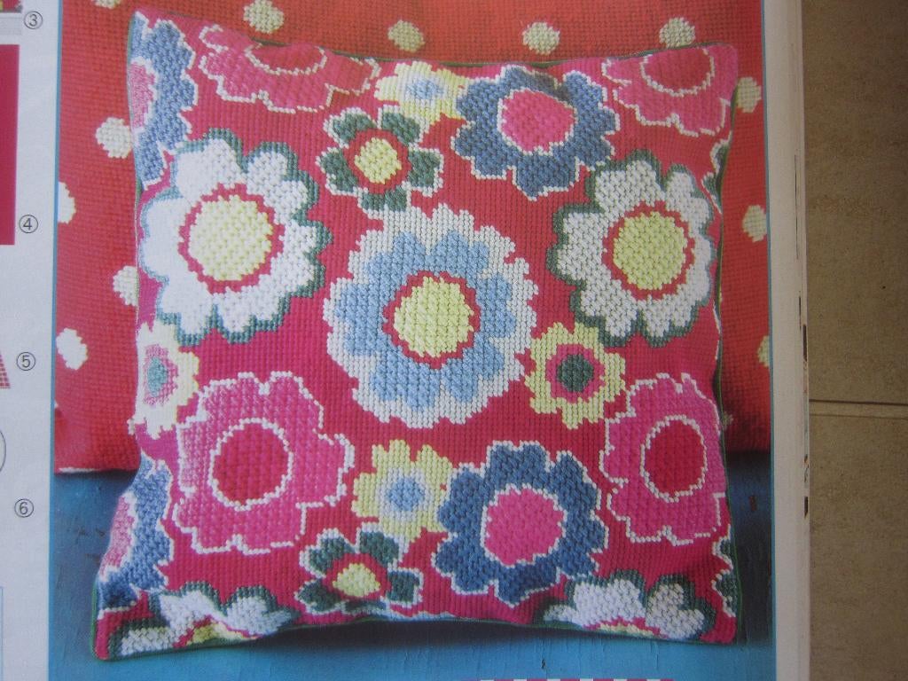 borduren borduurpatroon kussens Cath Kidston, Ophalen of Verzenden, Zo goed als nieuw, Handborduren, Patroon