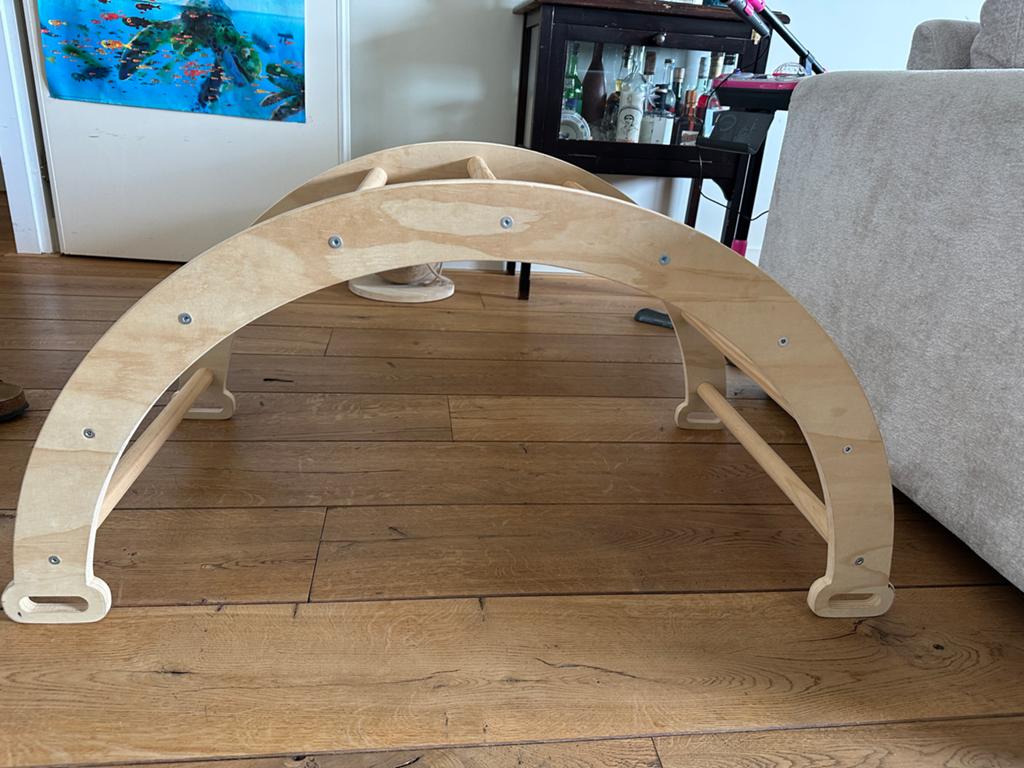 Houten speel/klim boog voor kinderen, Ophalen of Verzenden, Gebruikt, Overige typen