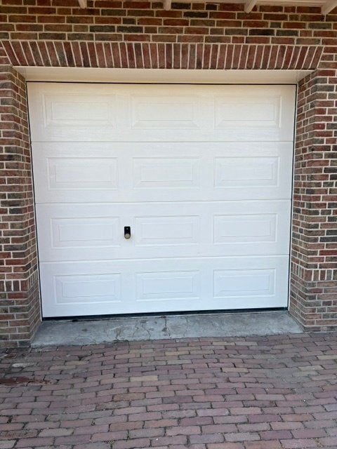Garagedeur, Ophalen, Kunststof, Gebruikt, Garagedeur