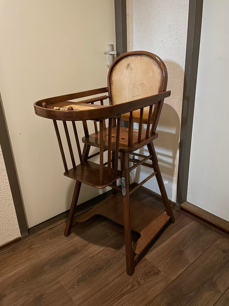 Vintage houten Kinderstoel, Ophalen