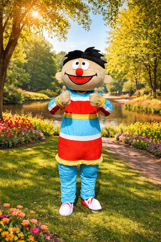 Mascotte Ernie, Ophalen of Verzenden, Zo goed als nieuw, Verjaardag