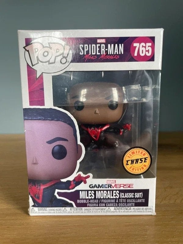 Funko Pop Miles Morales Chase #765 - Spider-Man Marvel, Ophalen of Verzenden, Nieuw