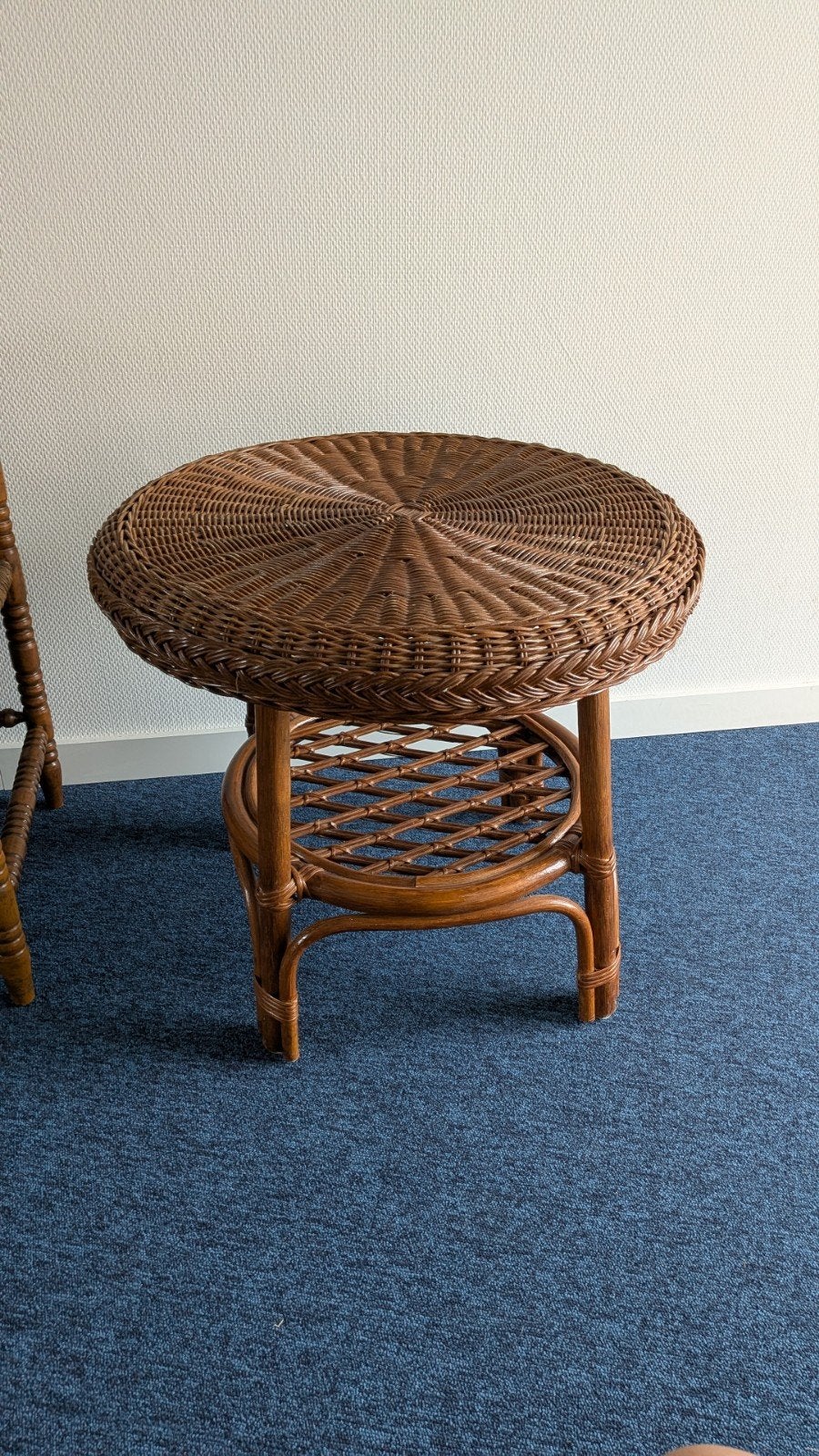 Rotan salon/bijzet tafel, Ophalen