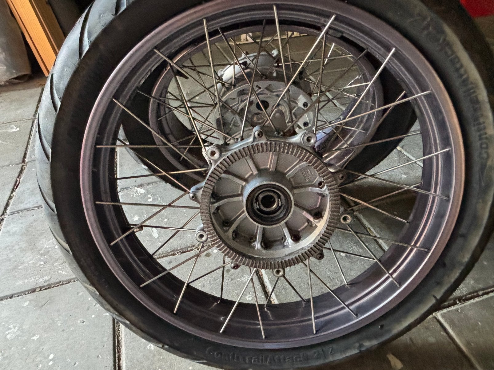 Wielen bmw gs 1150 adventure, Motoren, Ophalen, Gebruikt