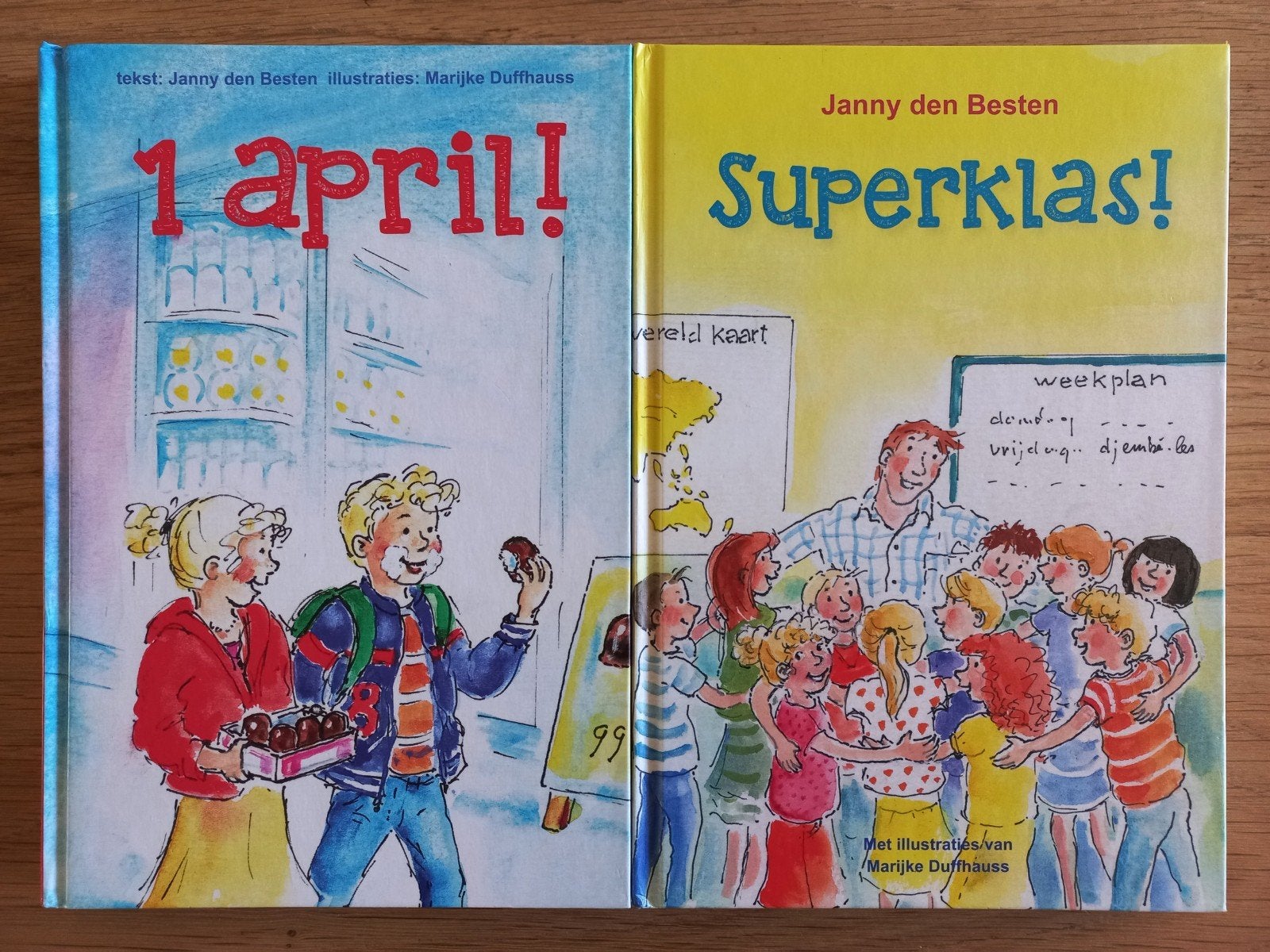 2x Jens & Jolien serie, Janny den Besten, chr. IZGS samen €6, Ophalen of Verzenden, Zo goed als nieuw