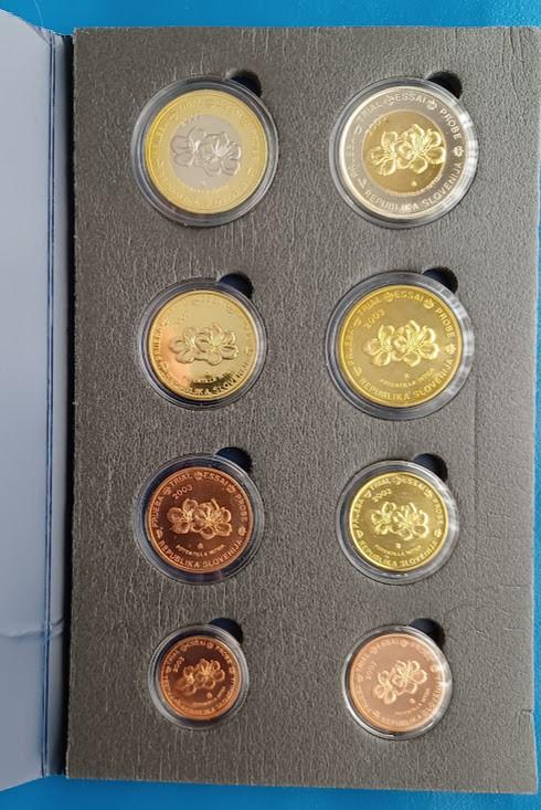 Slovenië Probeset 2003 EURO SET 1 CENT - 2 EURO UNC, Verzenden, Overige materialen, Buitenland
