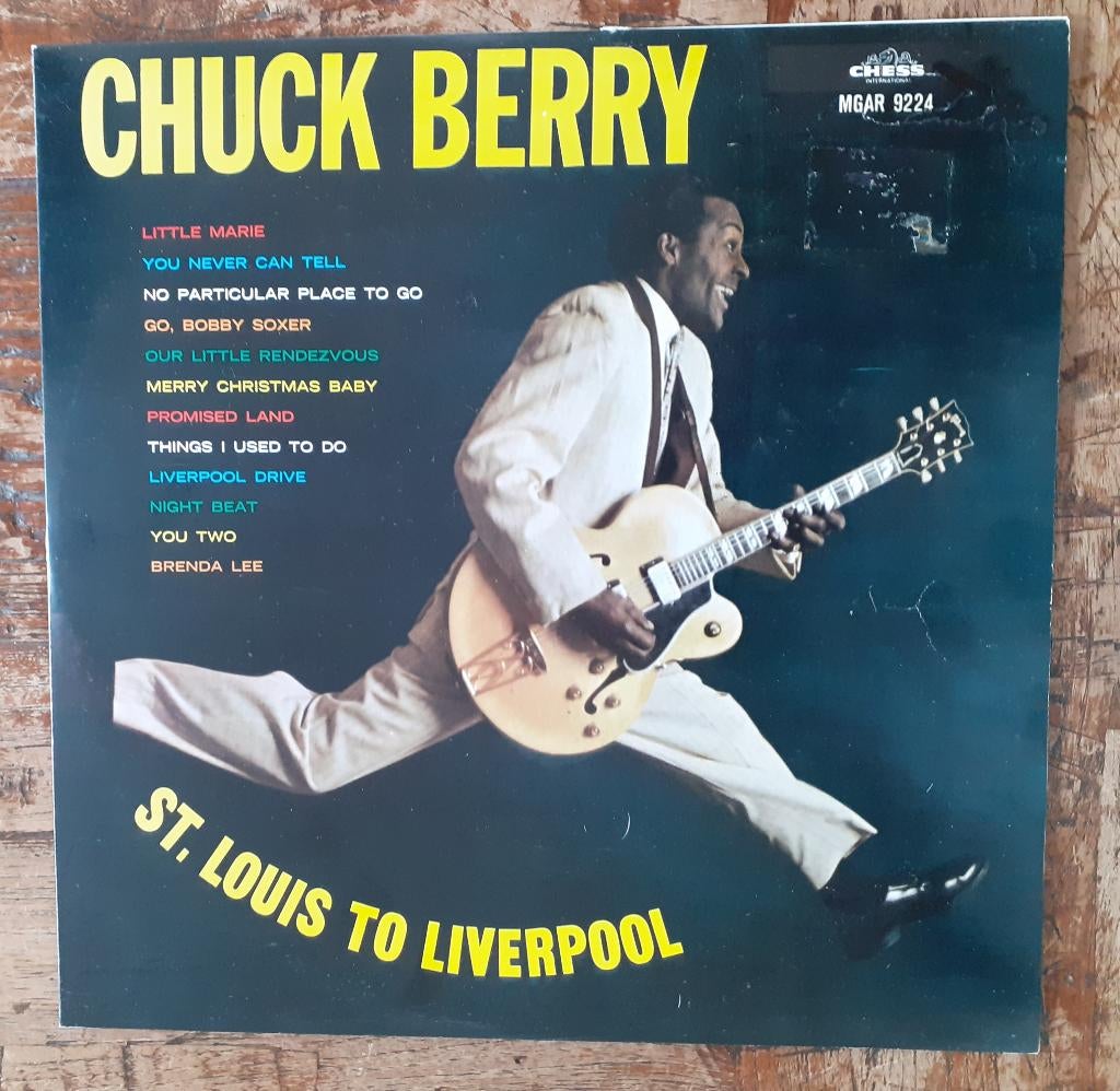 lp Chuck Berry – St. Louis To Liverpool, Gebruikt, Ophalen of Verzenden, Fotohoes, 12 inch