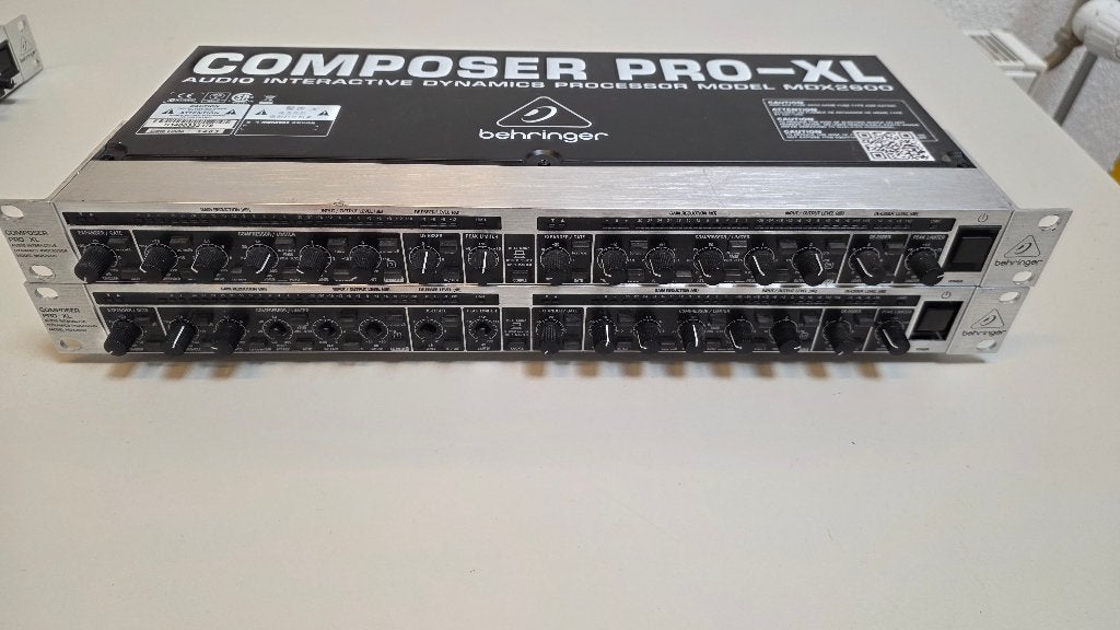 Behringer COMPOSER PROXL MDX2600–Stereo Compres/Limiter/Gate, Ophalen of Verzenden, Gebruikt