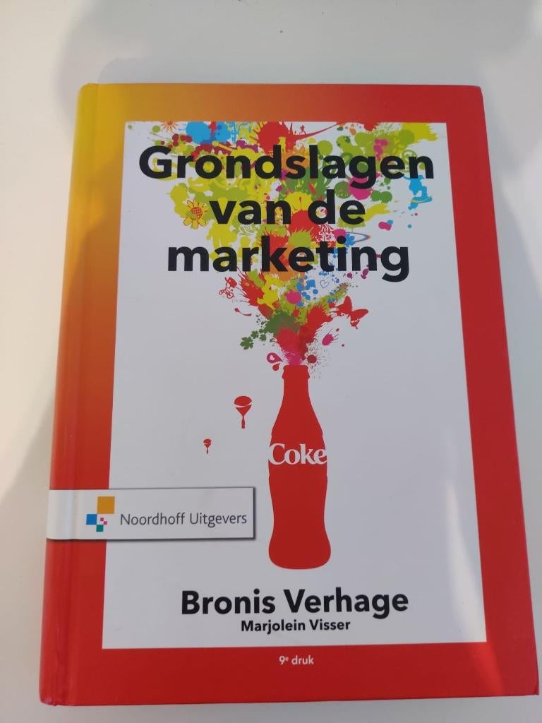 Grondslagen van de marketing, Boeken, Ophalen of Verzenden, Zo goed als nieuw, Economie en Marketing