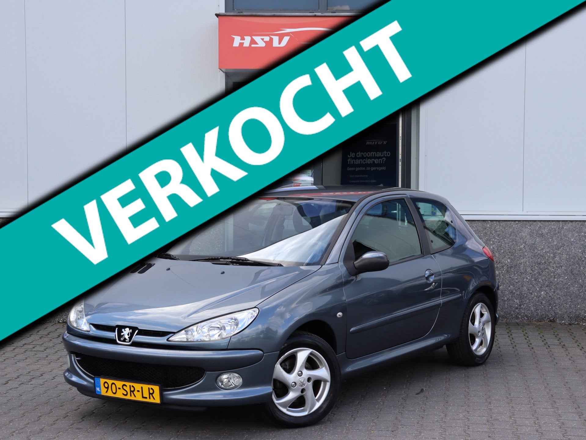 Peugeot 206 1.6-16V Air-line 3 airco LM automaat org NL, Auto's, 1025 kg, 4 cilinders, Bedrijf, Euro 4