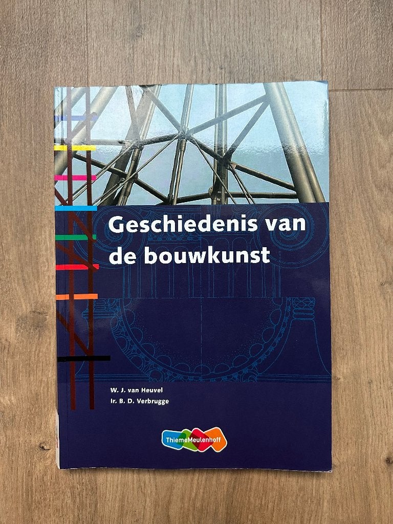 Geschiedenis van de bouwkunst, Boeken, Bart D. Verbrugge, Nieuw, Beta, HBO