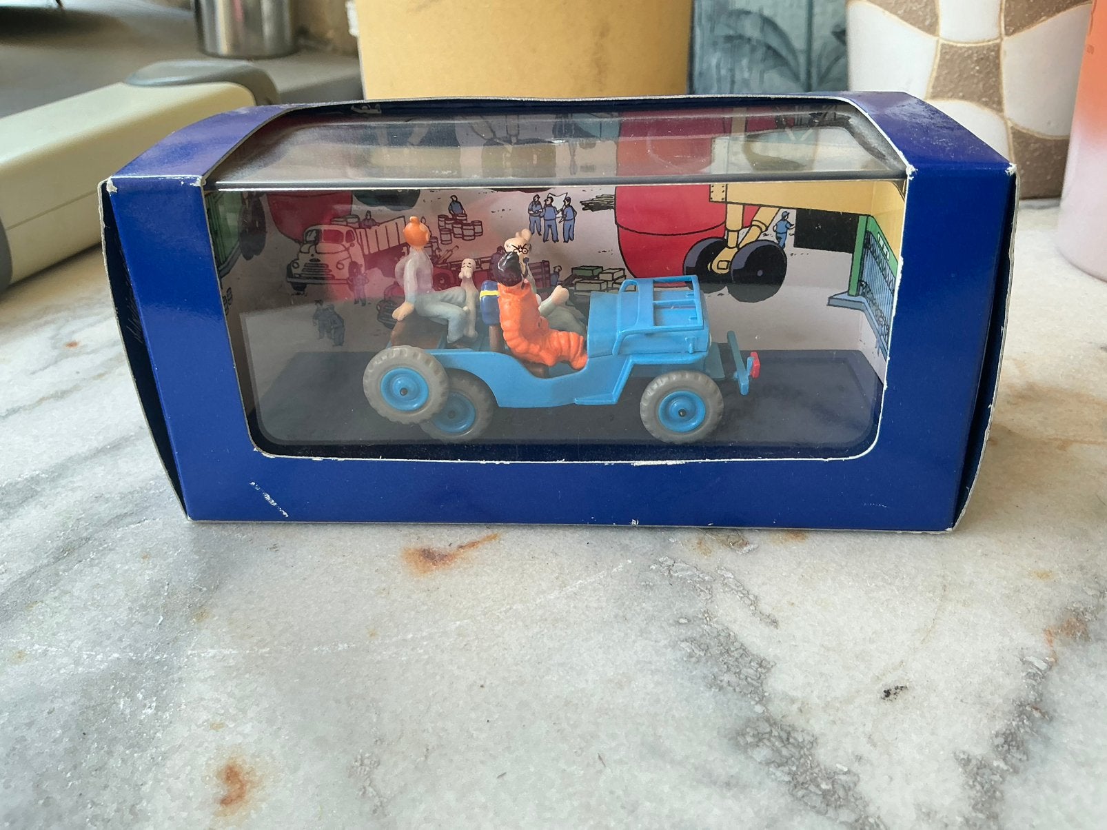 Kuifje ,En Voiture Tintin,willy jeep 1946 kuifje, Ophalen of Verzenden, Zo goed als nieuw, Overige merken