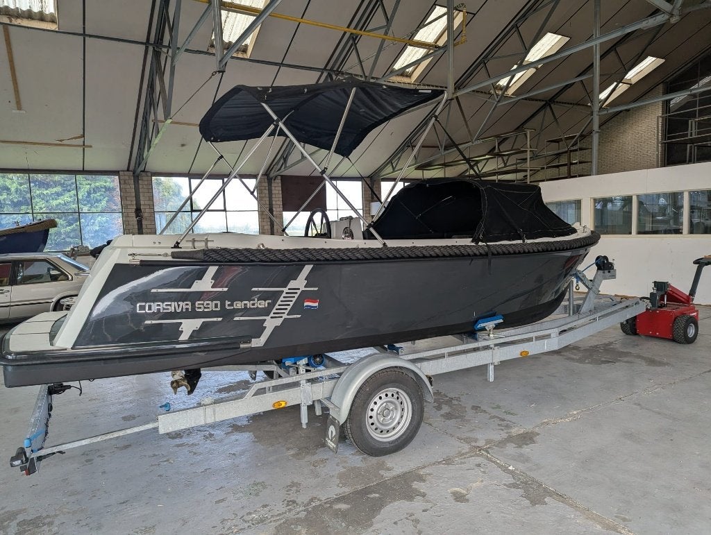 Corsiva 590 Suzuki 20pk 2020 Tender sloep, Ophalen, Tender, Gebruikt, Anker