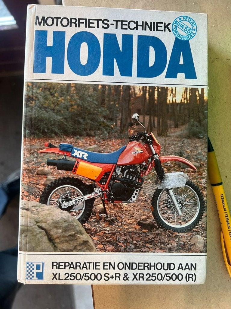 werkplaatshandboek HONDA XL XR 250 & XL XR 500; 17,95 euro, Motoren, Ophalen of Verzenden, Honda