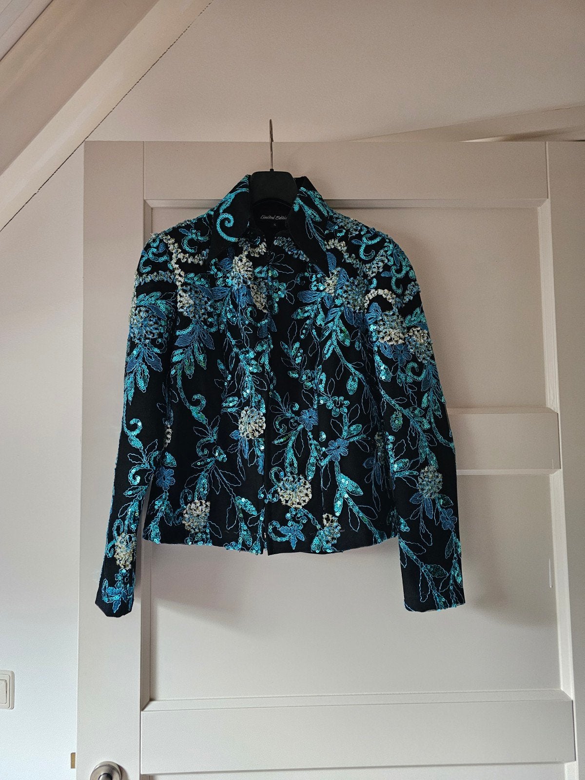 ZGAN Western show jacket / blouse, Kleding | Dames, Blouses en Tunieken, Ophalen of Verzenden, Zo goed als nieuw, Blauw