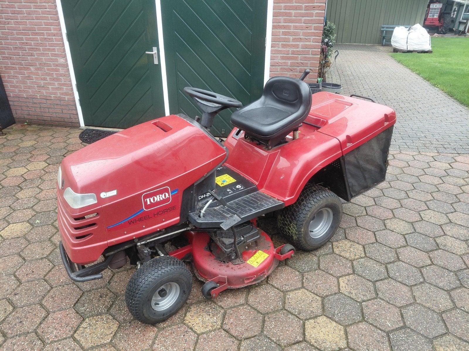 Toro DH200 zitmaaier opknapper, Ophalen, Gebruikt, Toro, Elektrische starter