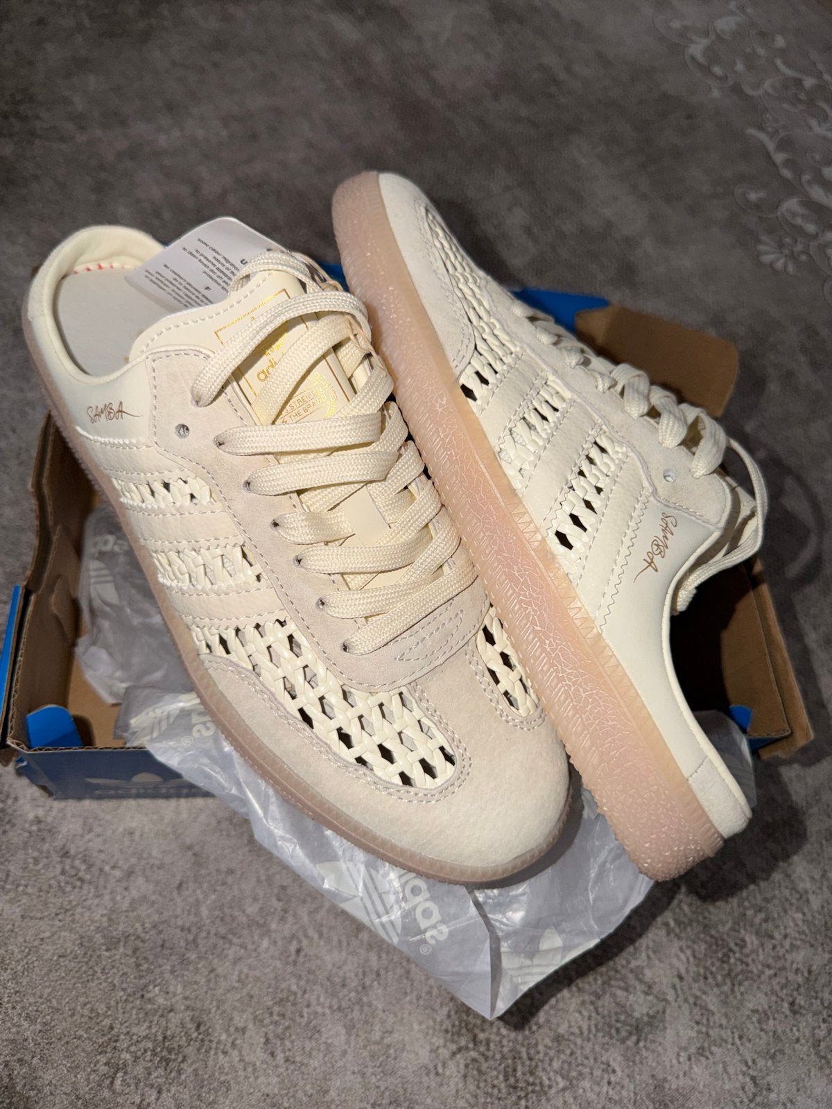 Adidas Samba OG Cream White - Nieuw in doos, Ophalen of Verzenden, Nieuw, Wit, Sneakers of Gympen