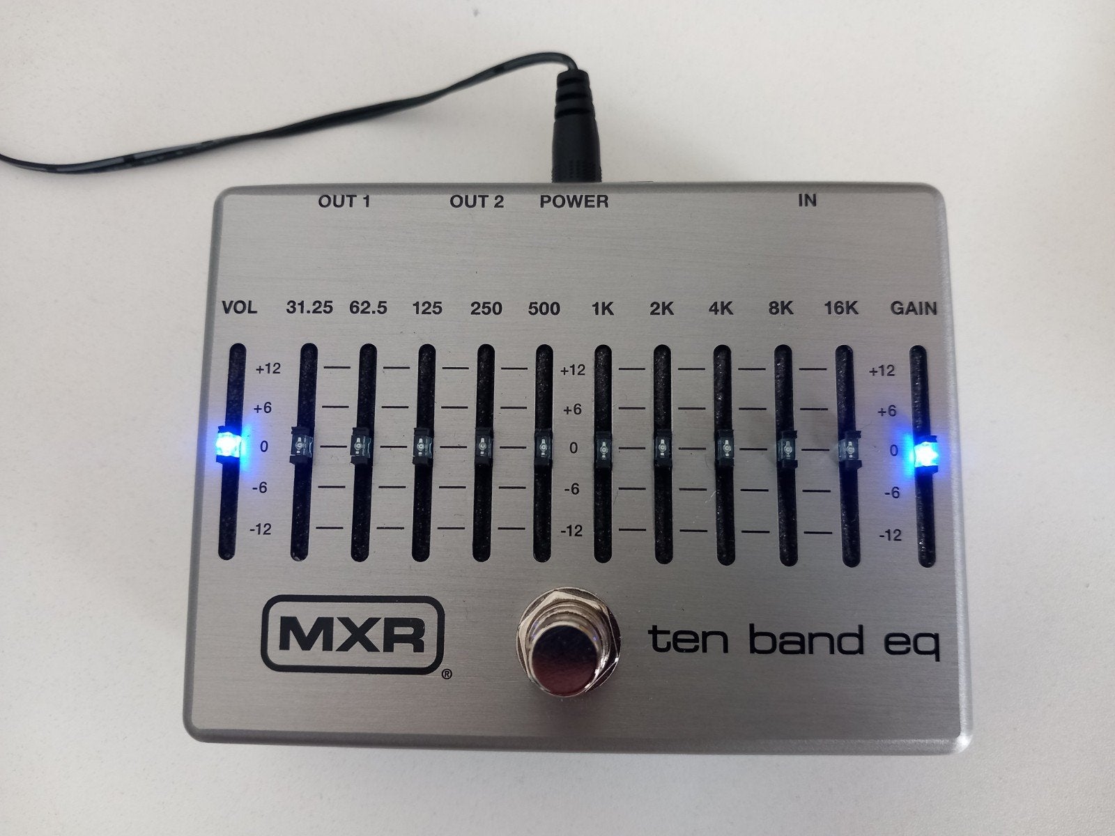 MXR M108S Ten Band EQ equalizer effectpedaal, Muziek en Instrumenten, Ophalen of Verzenden, Zo goed als nieuw, Equalizer