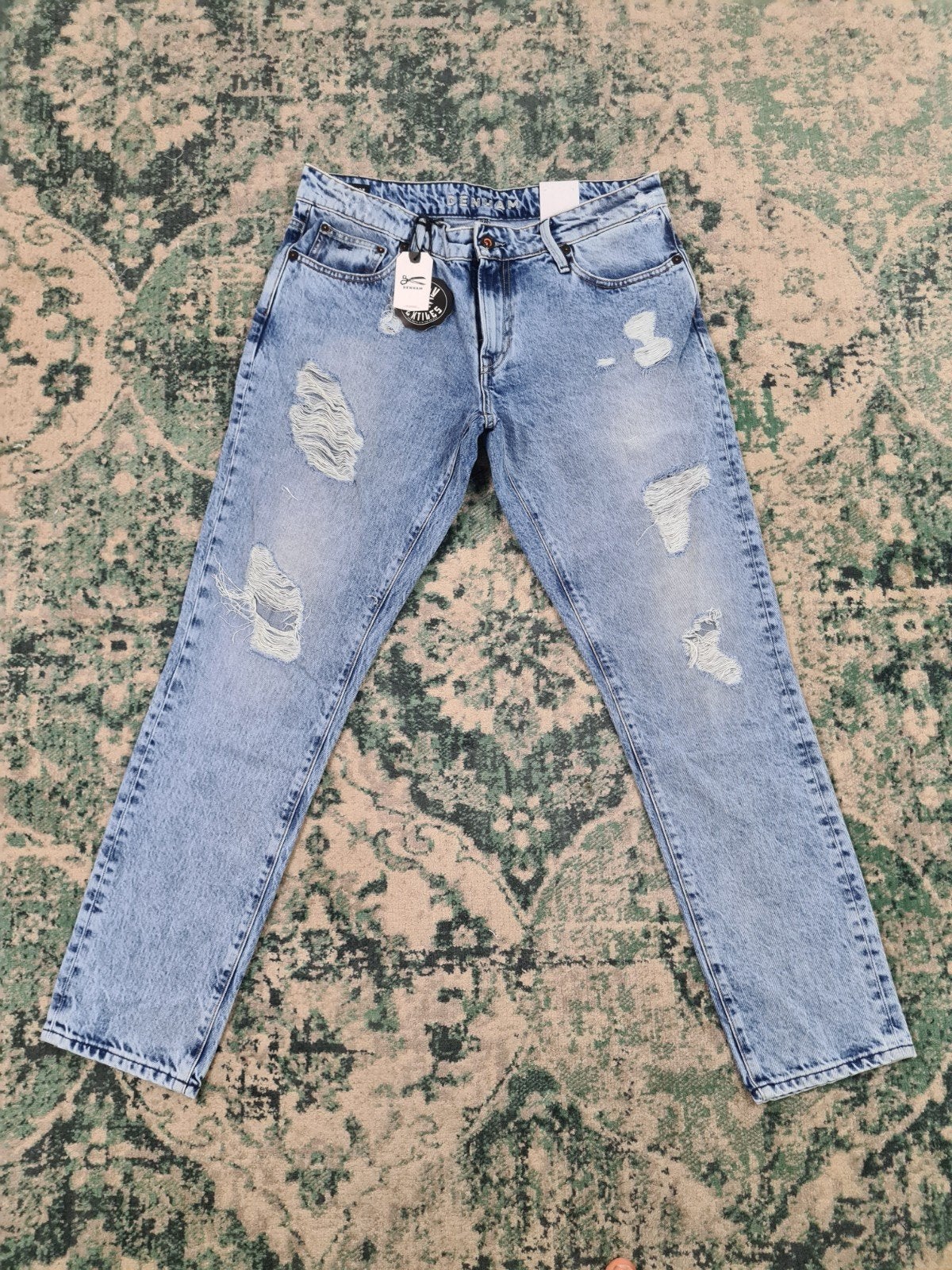 Denham Monroe Girlfriend Tapered Fit W29 L30 Nieuw Tulsi2930, Denham, Blauw, Nieuw, Ophalen of Verzenden