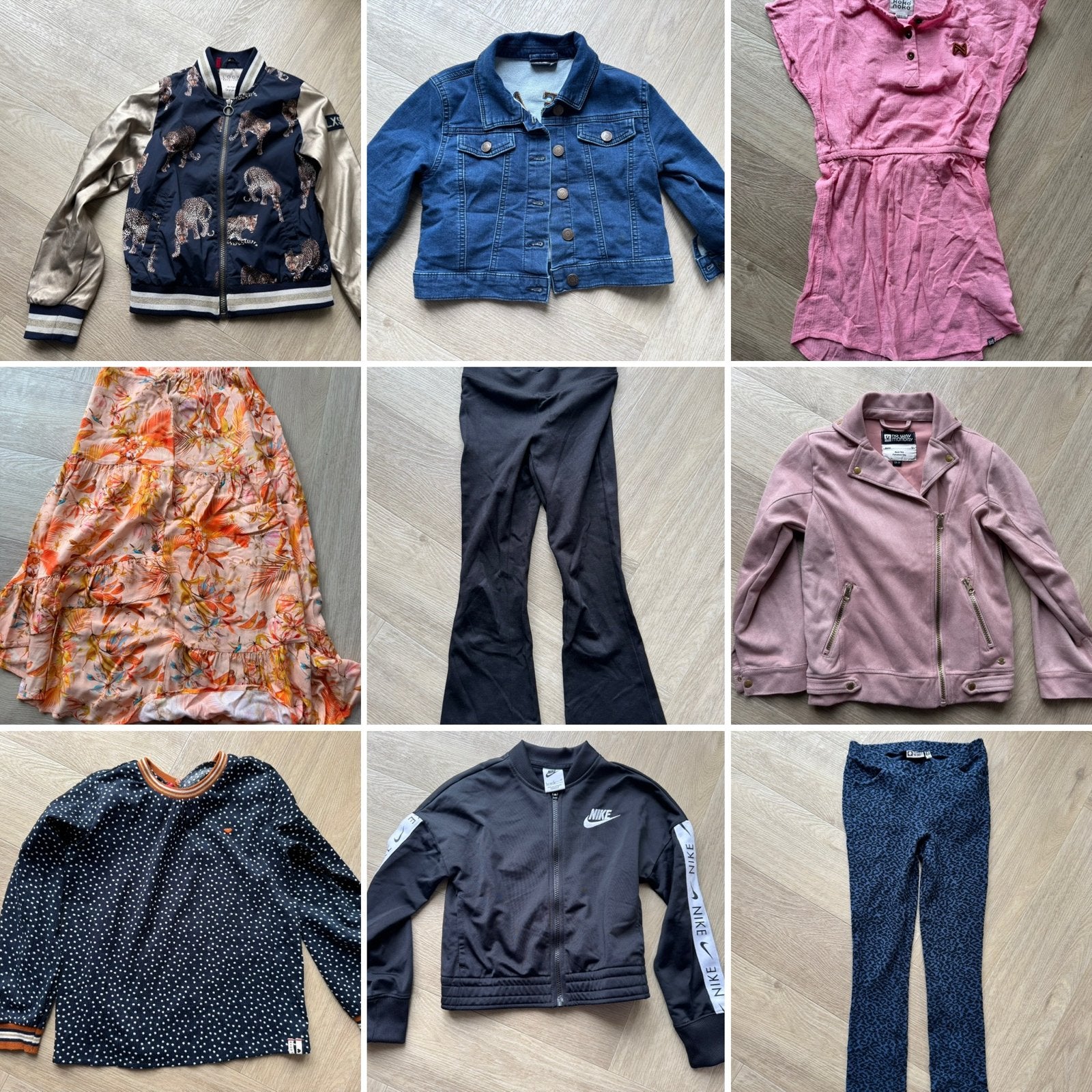 Meisjeskleding 11x maat 128-134 - FLO,kokonoko,TnD,Nike etc, Kinderen en Baby's, Ophalen of Verzenden, Zo goed als nieuw, Meisje