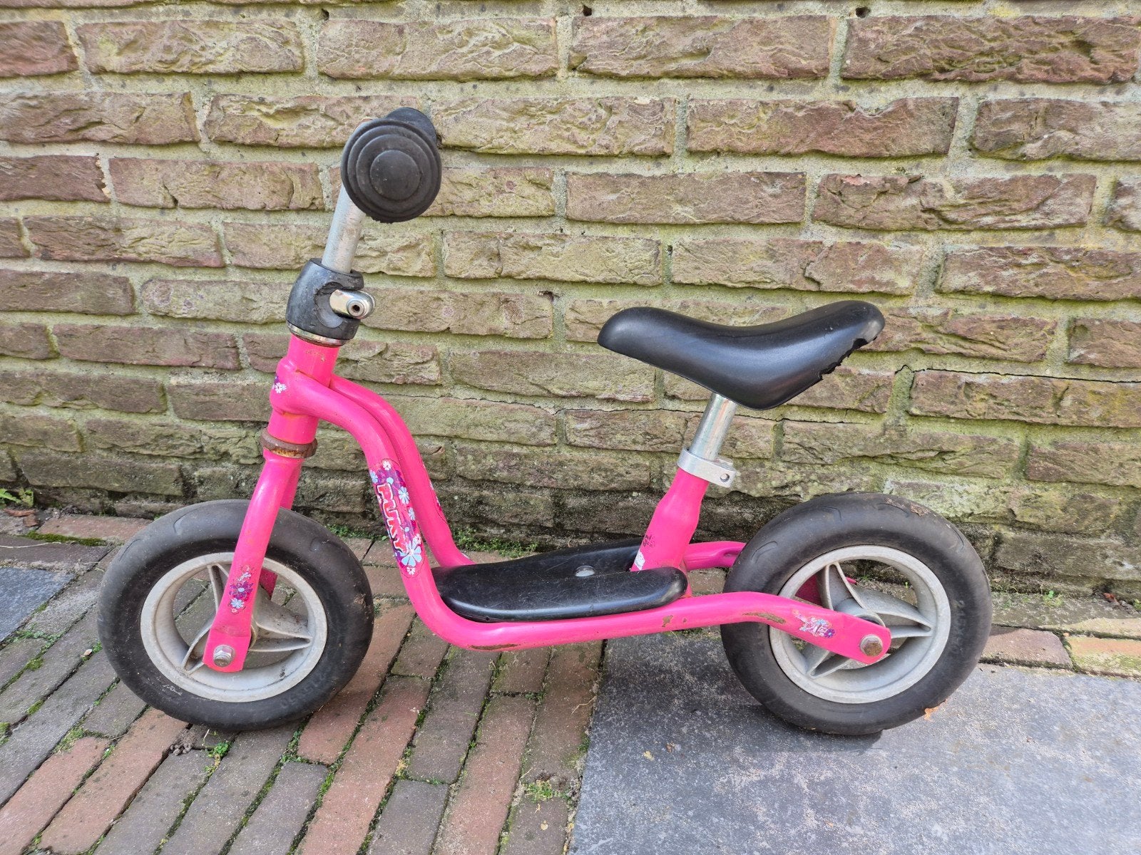 Roze Puky loopfiets, ideaal voor de eerste fietservaring, Ophalen of Verzenden, Gebruikt, Minder dan 16 inch, Puky
