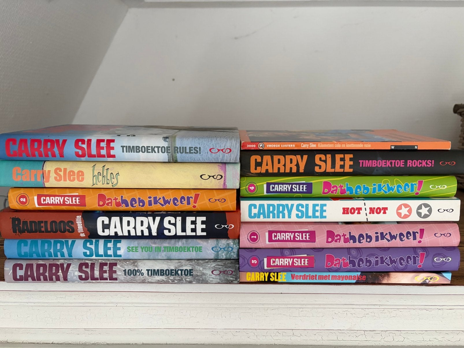 13 boeken van Carry Slee, Ophalen, Zo goed als nieuw