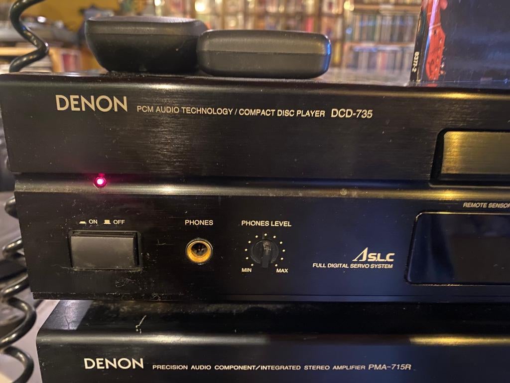 Denon PMA715r Versterker + DCD 735 Cd speler, -, Denon, -, Ophalen of Verzenden