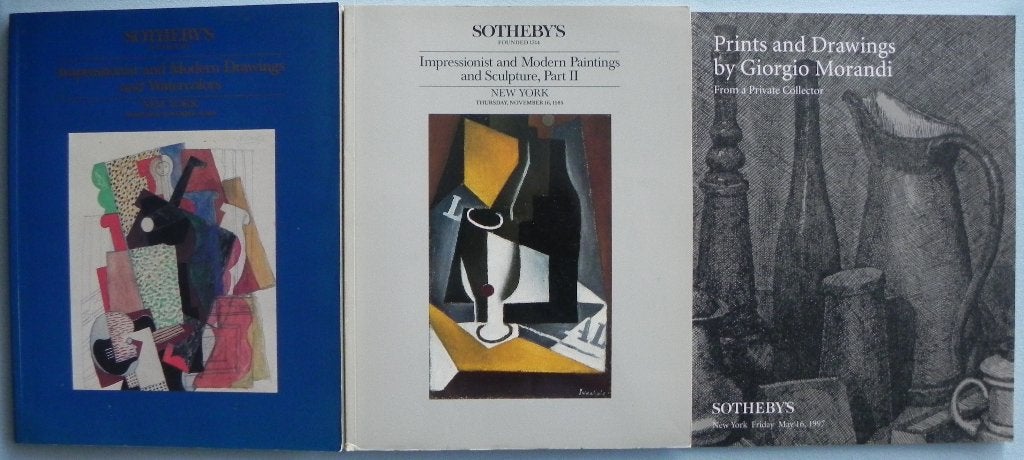 Sotheby's New York 3 stuks oa impressionist and modern art, Ophalen of Verzenden, Gelezen