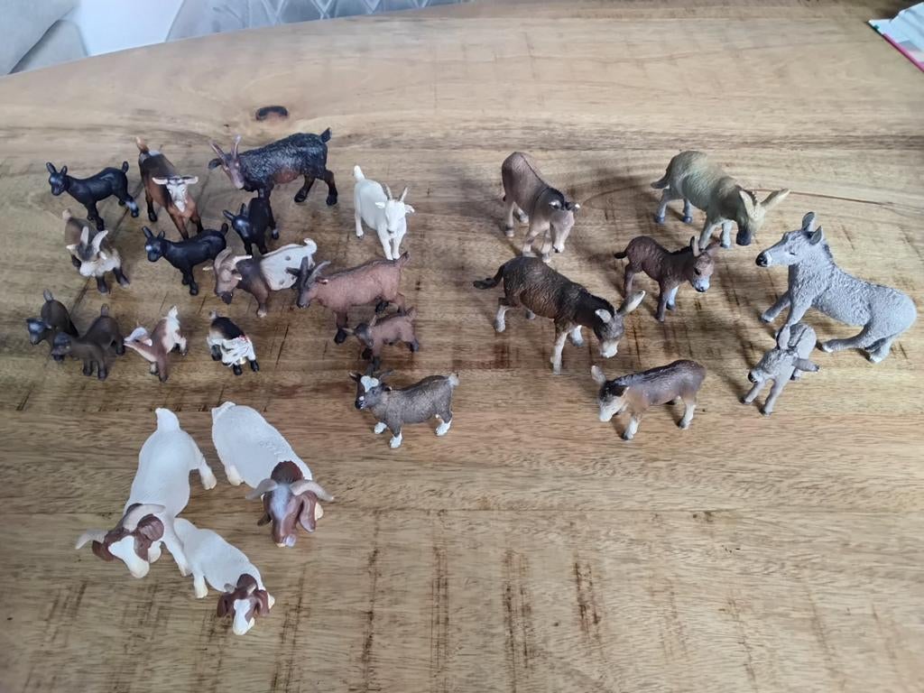 Schleich ezels en geiten, Ophalen of Verzenden, Zo goed als nieuw, Paard, Beeldje of Figuurtje