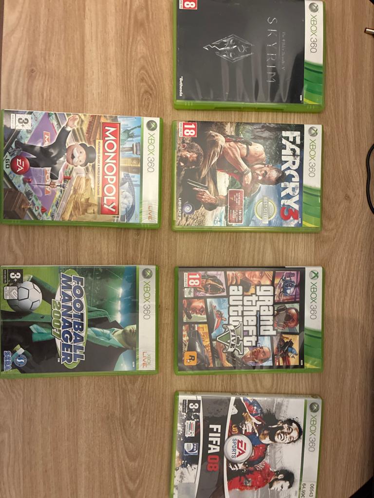 6 Xbox 360 games - Gebruikt maar werken perfect, Gebruikt, Vanaf 18 jaar, Verzenden, Overige genres