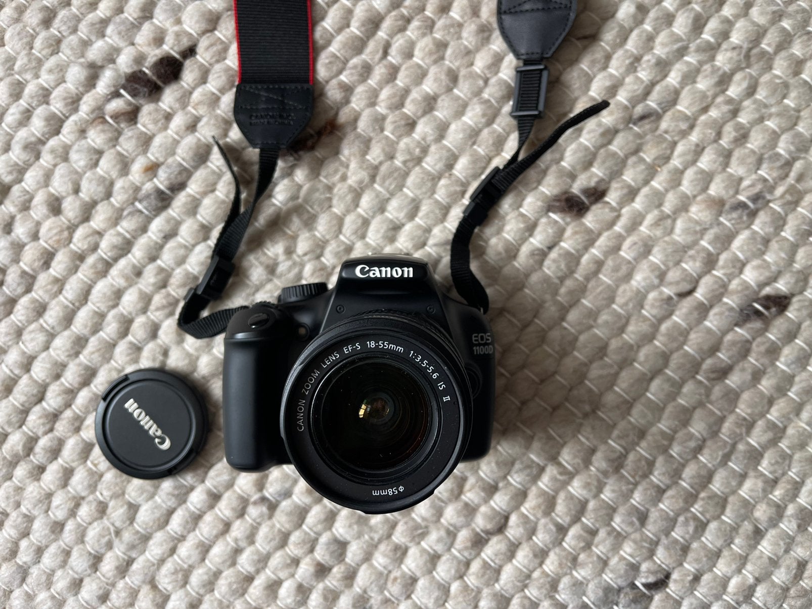 Canon EOS 1100D spiegelreflexcamera, 18-55mm lens + draagtas, Audio, Tv en Foto, Fotocamera's Digitaal, Spiegelreflex, Canon, Ophalen of Verzenden