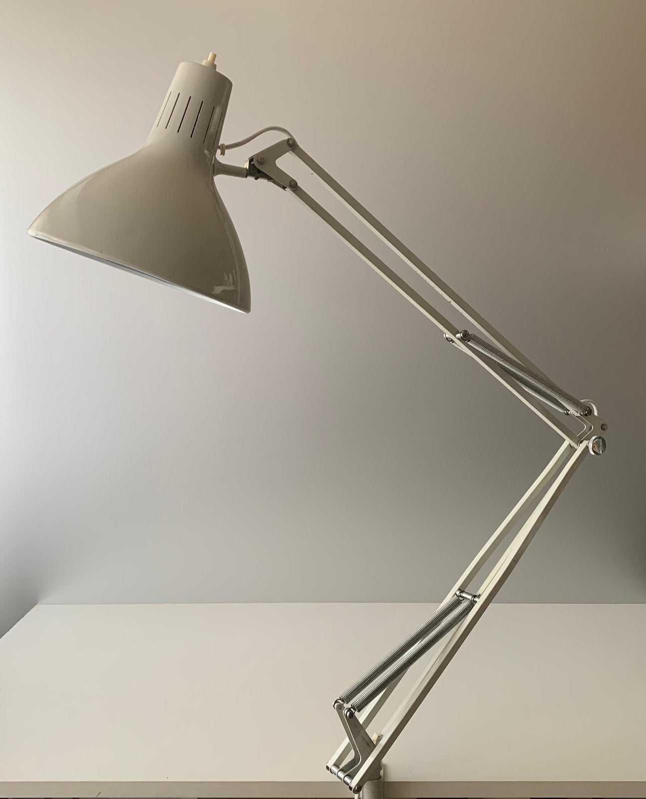 Luxo original LS 1 US made silence of the lamps, Bureaulamp, Vintage, Metaal, Gebruikt