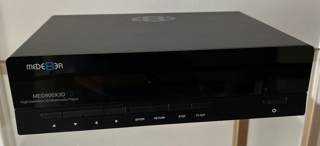 Mede8er MED800X3D + 1TB, Ophalen of Verzenden, Zo goed als nieuw, HDMI, 500 tot 1500 GB
