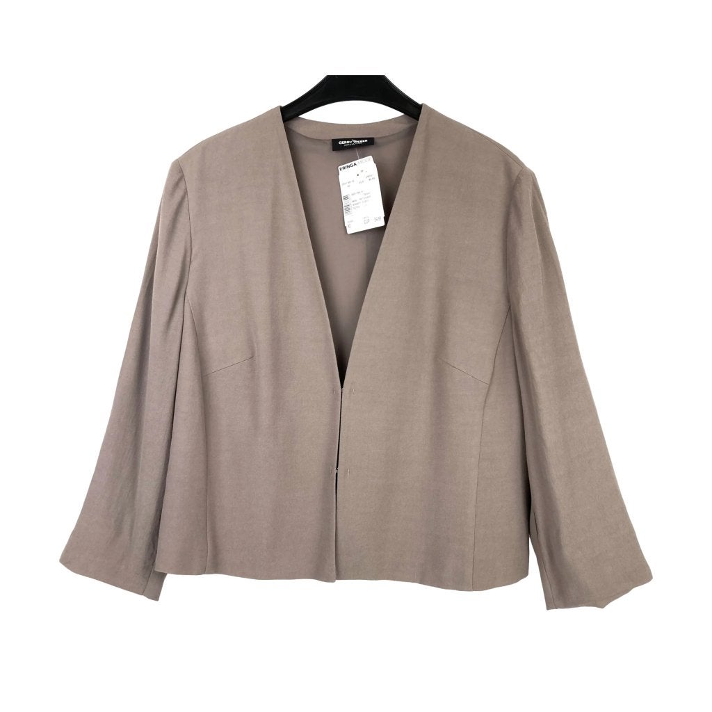 Nieuw! Gerry Weber damesjasje – Leverkleur – Maat 40, Maat 38/40 (M), Beige, Nieuw, Ophalen of Verzenden