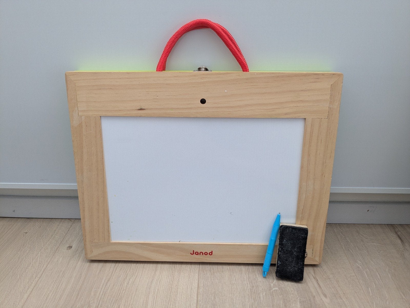 Janod Houten Magneetbord met Letters en Krijtbord, Ophalen, Gebruikt, Taal en Lezen