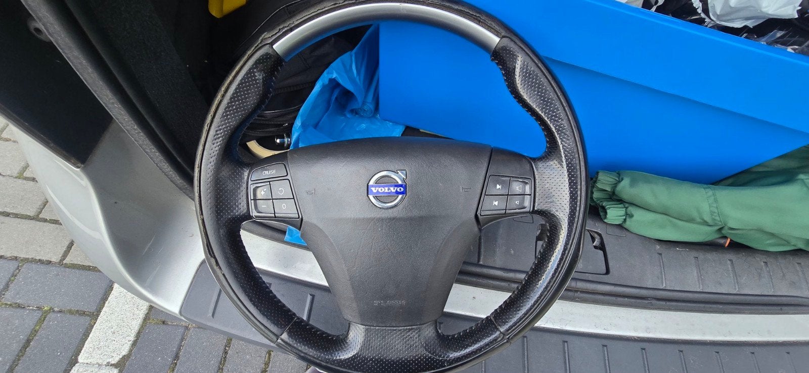 Volvo V50 C30 Stuurwiel met Airbag (opnieuw bekleden nodig), Ophalen of Verzenden, Gebruikt, Volvo